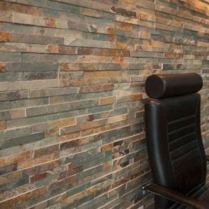 Alternative view of Panel piatra Multicolor