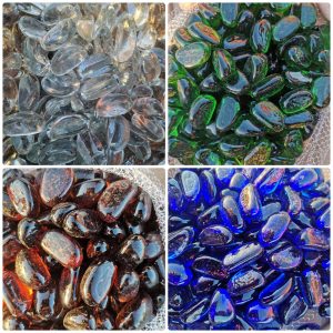 Pietricele Sticla Colorate