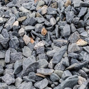 Piatra Rotunjita Negru Verzui